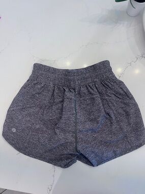 lululemon athletica Womens Heather Gray Athletic Shorts